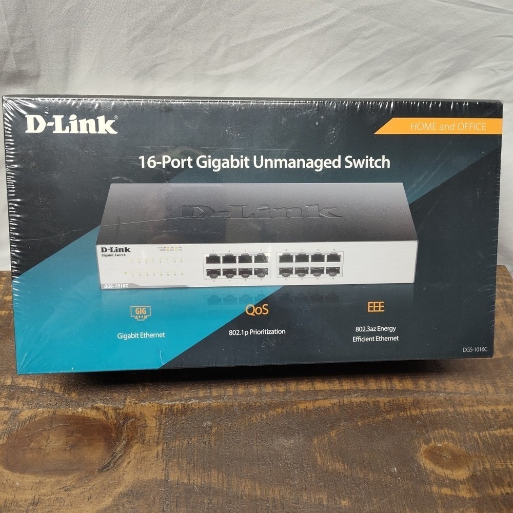 D-Link 16-port Gigabit Unmanaged Switch Dgs-1016c